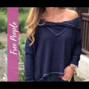 Free People Wildcat Thermal Moonlit Surf Large NWT